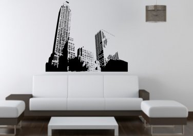 City Skyscrapers Large 30x50(inch)