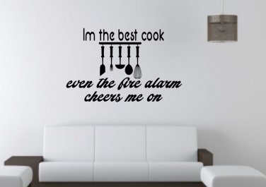 I'm the best cook Small 15x15(inch)