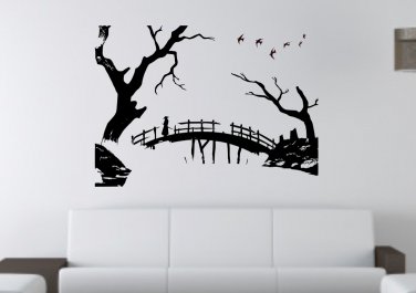 Japanese Samurai Scene Large 40x35(inch)