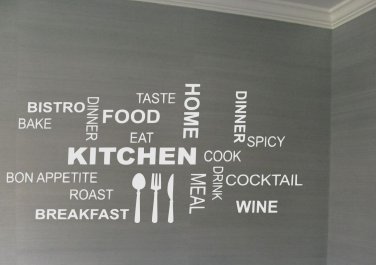 Kitchen Slogans  Large 23x35(inch)