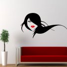 Women flowing hair red lips Small 20x16(inch)