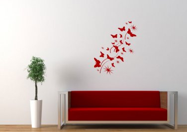 Butterflies flying Large 45x23(inch)