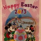 Disneyland Happy Easter 2013 Pin Mickey Mouse and Minnie Mouse Limited Edition 1000