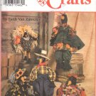 Simplicity Sewing Pattern 9010 Fabric Crows, Clothing and Wreath Uncut and Unused Simplicity Sewing Pattern 9010 Fabric Crows, Clothing and Wreath Uncut and Unused