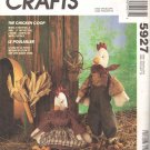 McCall's Sewing Pattern 5927 The Chicken Coop Mr. and Mrs.Rooster Plus Outfits Uncut and Unused