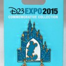 D23 Expo 2015 Mickey Mouse at Sleeping Beauty's Castle Dangle Pin Limited Release