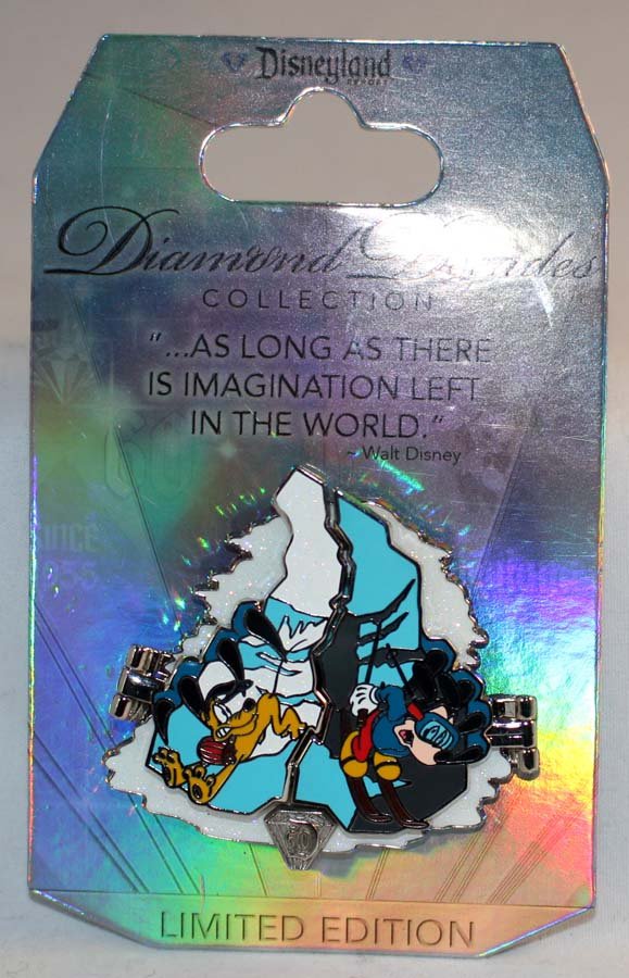 Disneyland 60th Anniversary Diamond Decades Collection Pin Matterhorn ...