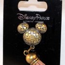 Disney Parks Ornate Mickey Icon Pin with Tassel Disney Parks Ornate Mickey Icon Pin with Tassel