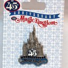 Walt Disney World Magic Kingdom 45th Anniversary Pin Cinderella Castle Walt Disney World Magic Kingdom 45th Anniversary Pin Cinderella Castle