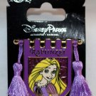 Disney Parks Princess Banner Pin With Tassels Tangled's Rapunzel Disney Parks Princess Banner Pin With Tassels Tangled's Rapunzel
