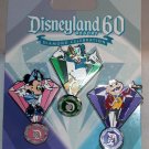 Disneyland 60th Anniversary Diamond Celebration Board Game 3-Token Pin Set L.E. 3000 Disneyland 60th Anniversary Diamond Celebration Board Game 3-Token Pin Set L.E. 3000