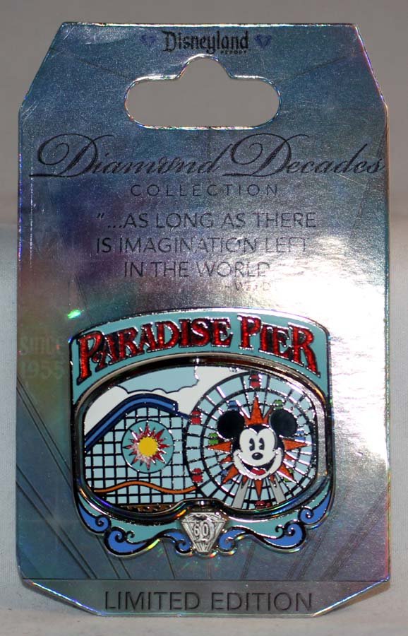 Disneyland 60th Anniversary Diamond Decades Collection Pin Paradise ...