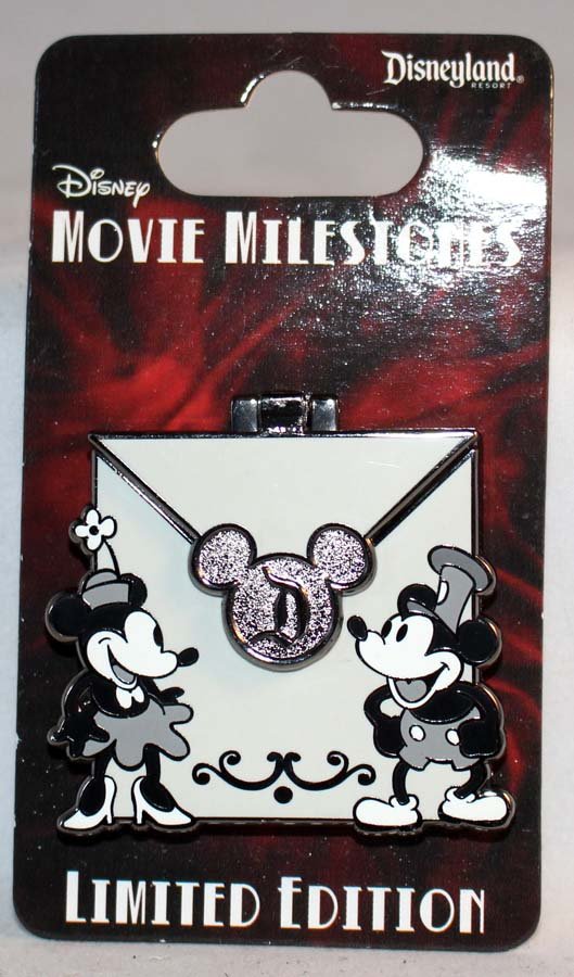 Disneyland Movie Milestones Pin Steamboat Willie Limited