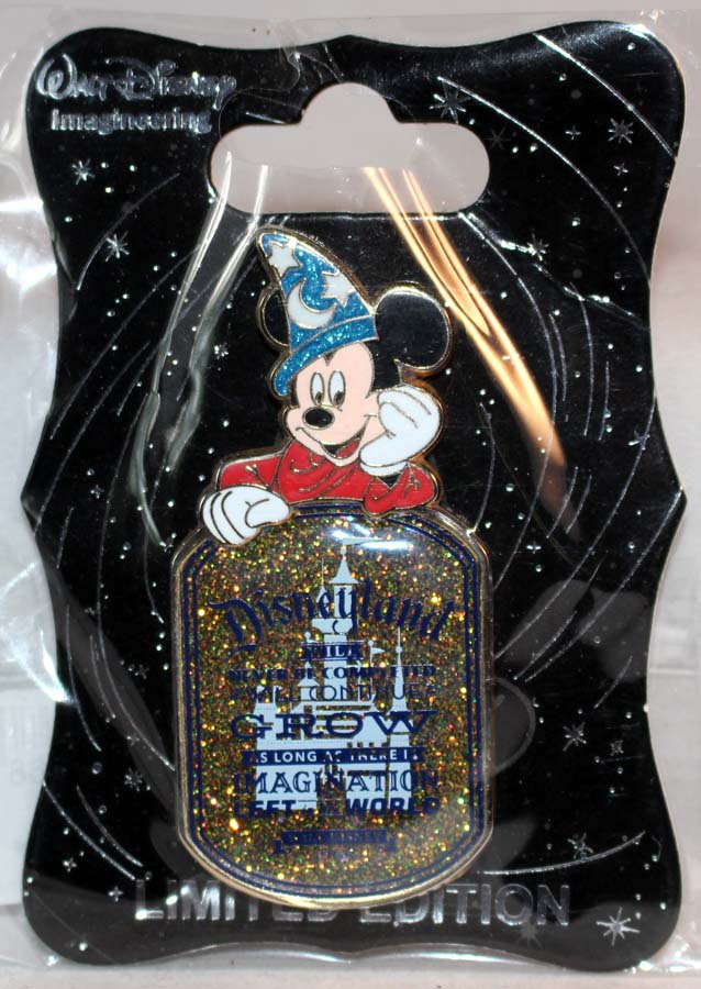 Walt Disney Imagineering WDI Disneyland Imagination Plaque Pin Sorcerer