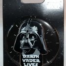 Disney Star Wars Darth Vader Lives Pin and Button Combo Limited Edition 4000 Disney Star Wars Darth Vader Lives Pin and Button Combo Limited Edition 4000
