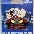 Disneyland Gear Up For Adventure Pin Cruella De Vil Don't Drive Angry Limited Edition 500 Disneyland Gear Up For Adventure Pin Cruella De Vil Don't Drive Angry Limited Edition 500