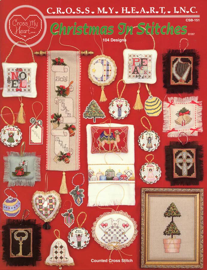 Cross My Heart Christmas In Stitches 104 Designs in Cross Stitch