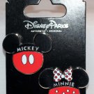 Disney Parks Mickey and Minnie Icon Pin Set of 2 Disney Parks Mickey and Minnie Icon Pin Set of 2