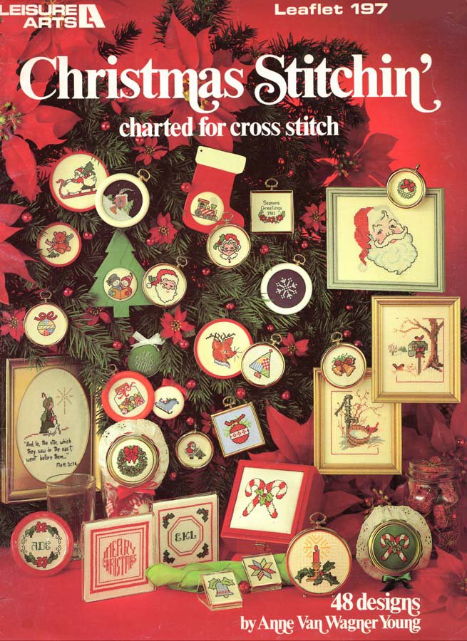 Leisure Arts Christmas Stitchin' 48 Designs to Cross Stitch