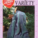 Leisure Arts Variegated Variety 12 Quick and Easy Afghans from Red Heart Yarns