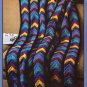 Leisure Arts Scraps Plus Black Equals Afghans 9 Designs to Crochet of Worsted Weight Yarn