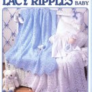 Leisure Arts Lacy Ripples for Baby 6 Afghans to Crochet Leisure Arts Lacy Ripples for Baby 6 Afghans to Crochet