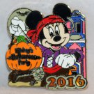 Disneyland Mickey's Halloween Party 2016 Pin Minnie as a Pirate Ltd Edition 1000 Disneyland Mickey's Halloween Party 2016 Pin Minnie as a Pirate Ltd Edition 1000