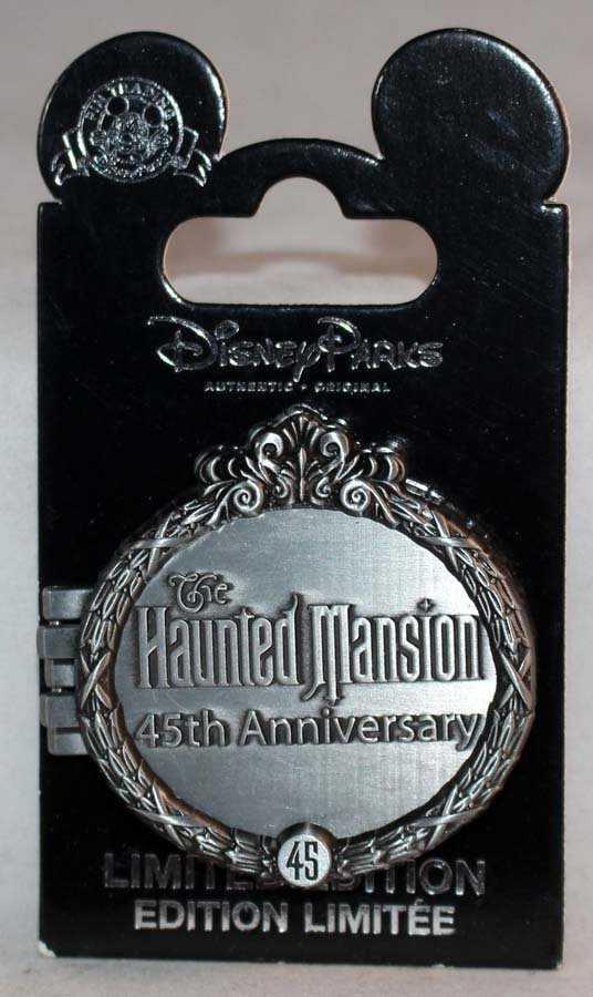 Disneyland Haunted Mansion 45th Anniversary Hinged Pin Limited Edition ...