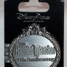 Disneyland Haunted Mansion 45th Anniversary Hinged Pin Limited Edition 3500 Hatbox Ghost