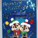 Disneyland Season's Greetings 2015 Diamond Celebration Wreath Pin Chip and Dale Limited Edition 2000 Disneyland Season's Greetings 2015 Diamond Celebration Wreath Pin Chip and Dale Limited Edition 2000