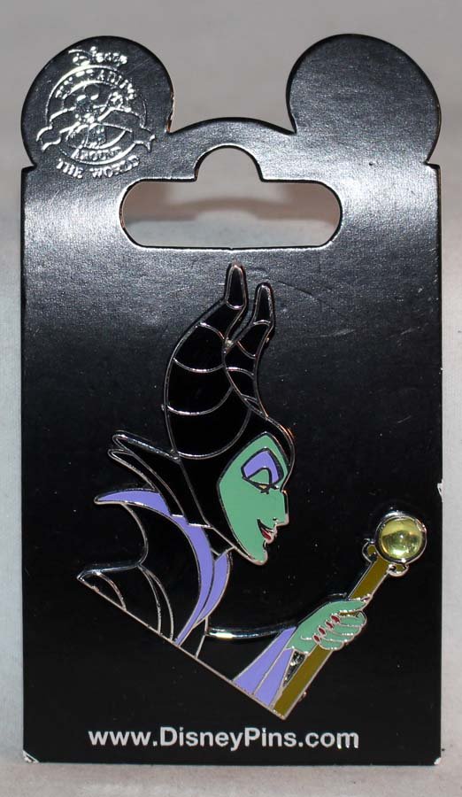 Disney Parks Maleficent with Jeweled Staff Pin