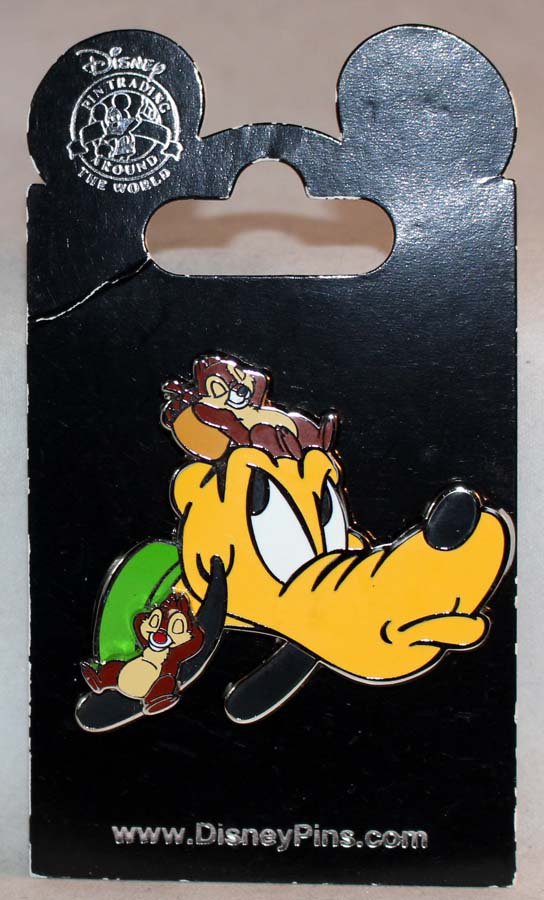 Disney Parks Pluto With Chip And Dale Pin