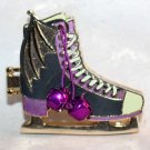 Disney Season's Greetings 2016 Maleficent Ice Skating Pin with Bells Limited Edition 6000 Disney Season's Greetings 2016 Maleficent Ice Skating Pin with Bells Limited Edition 6000