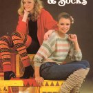 Leisure Arts Knitted Leg Warmers and Socks 5 Designs
