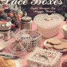 Leisure Arts Crocheted Lace Boxes 8 Designs in Cotton Thread