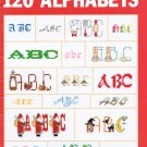 Leisure Arts 120 Alphabets to Cross Stitch