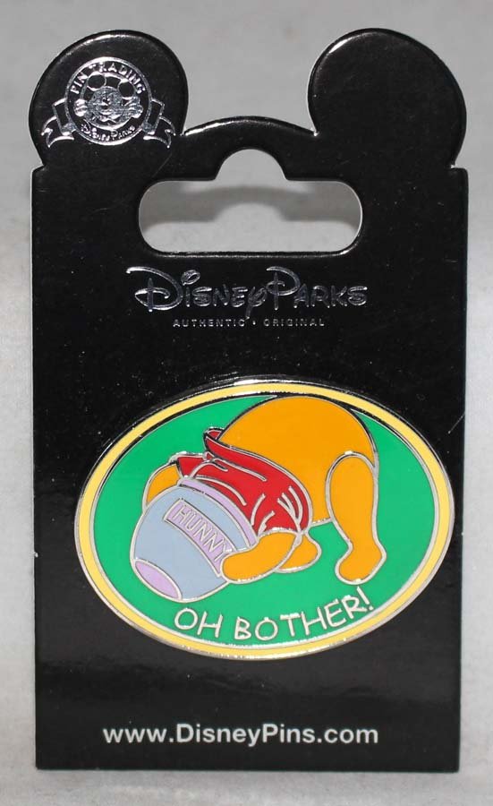 Disney Parks Winnie the Pooh Stuck in Honey Pot Oh Bother Pin