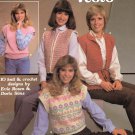 Leisure Arts Women's Vests 10 Designs, 6 to Knit, 4 to Crochet