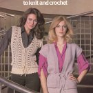 Leisure Arts Vests for Women to Knit and Crochet 8 Designs