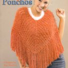Leisure Arts Trendy Knit Ponchos 4 Designs