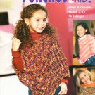 Leisure Arts Ponchos for Kids 6 Designs, 3 to Knit and 3 to Crochet