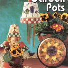 Leisure Arts Garden Pots to Decorate 16 Designs