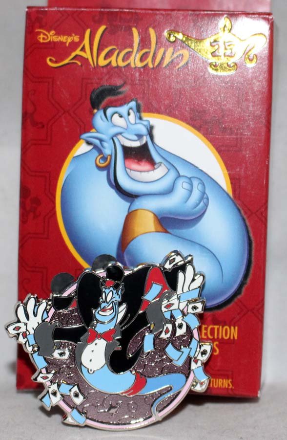 Disney Aladdin 25th Anniversary Genie Mystery Pin Collection Magician Limited Release