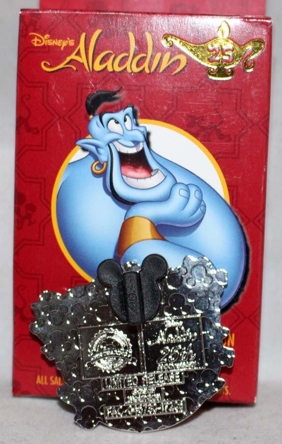 Disney Aladdin 25th Anniversary Genie Mystery Pin Collection Magician ...