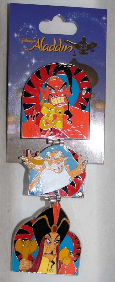 Disney Aladdin 25th Anniversary Three Versions Of Jafar Pin Limited Edition 3000 8518