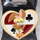 Walt Disney Imagineering WDI Alice in Wonderland Heart March Hare Pin Limited Edition 250 Walt Disney Imagineering WDI Alice in Wonderland Heart March Hare Pin Limited Edition 250