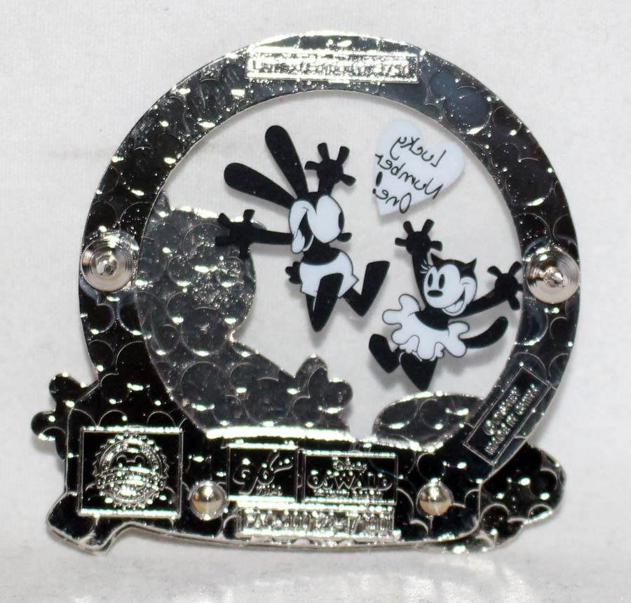 Disney Oswald The Lucky Rabbit 90th Anniversary Pin Lucky Number One Limited Edition 3750