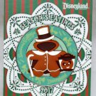 Disneyland Season's Eatings 2017 Gingerbread Cookie Pin Hat Box Ghost Ltd Edition 3000