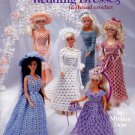 American School of Needlework Fashion Doll Wedding Dresses in Thread Crochet 6 Designs