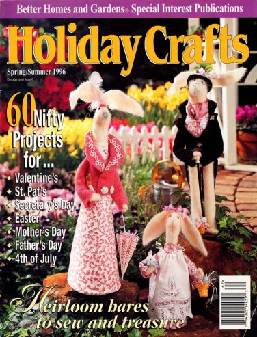 Better Homes And Gardens Holiday Crafts Magazine Spring Summer 1996 60 Projects